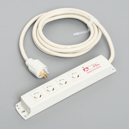 【受注生み出すこと品】アメリカン電機 KC1015NF 引掛形 OA水道栓4ケ口 コ-ド仕掛ける NF付 舞い降りる形2P 15A 125V