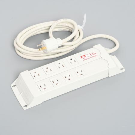アメリカン電機 KC1030HNF 平刃形 パラタップ8ケ口 コ-ドセット NF付 接地形2P 15A 125V