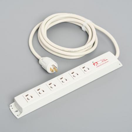 【受注生産品】アメリカン電機 KC1330NF 抜止形 OAタップ6ケ口 コ-ドセット NF付 接地形2P 15A 125V｜防災と電材 はなまる