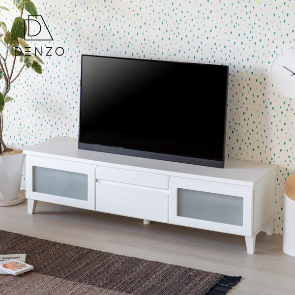9 4 00 ビッグセール開催 テレビ台 ローボード 白 ホワイト 鏡面 幅150 完成品 テレビボード 引き出し 収納 フラップ扉 すりガラス リビングボード シンプル 送料無料 Block Tv 150 Isseiki 101 Tajikhome Com