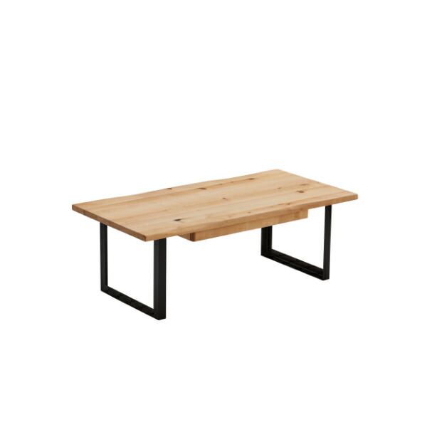 ぶち*テーブル 楽天市場】センターテーブル リビングテーブル バーチ 無垢材 スチール