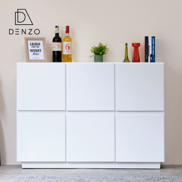 楽天市場 10 限定ｴﾝﾄﾘｰ 楽天ｶｰﾄﾞでp19倍 リビングボード キャビネット サイドボード リビング ダイニング 白 ホワイト おしゃれ 収納 北欧 ナチュラル 完成品 開き戸 仕切り板付き 3段 棚 送料無料 Afloat Isseiki 101 家具インテリア Denzo