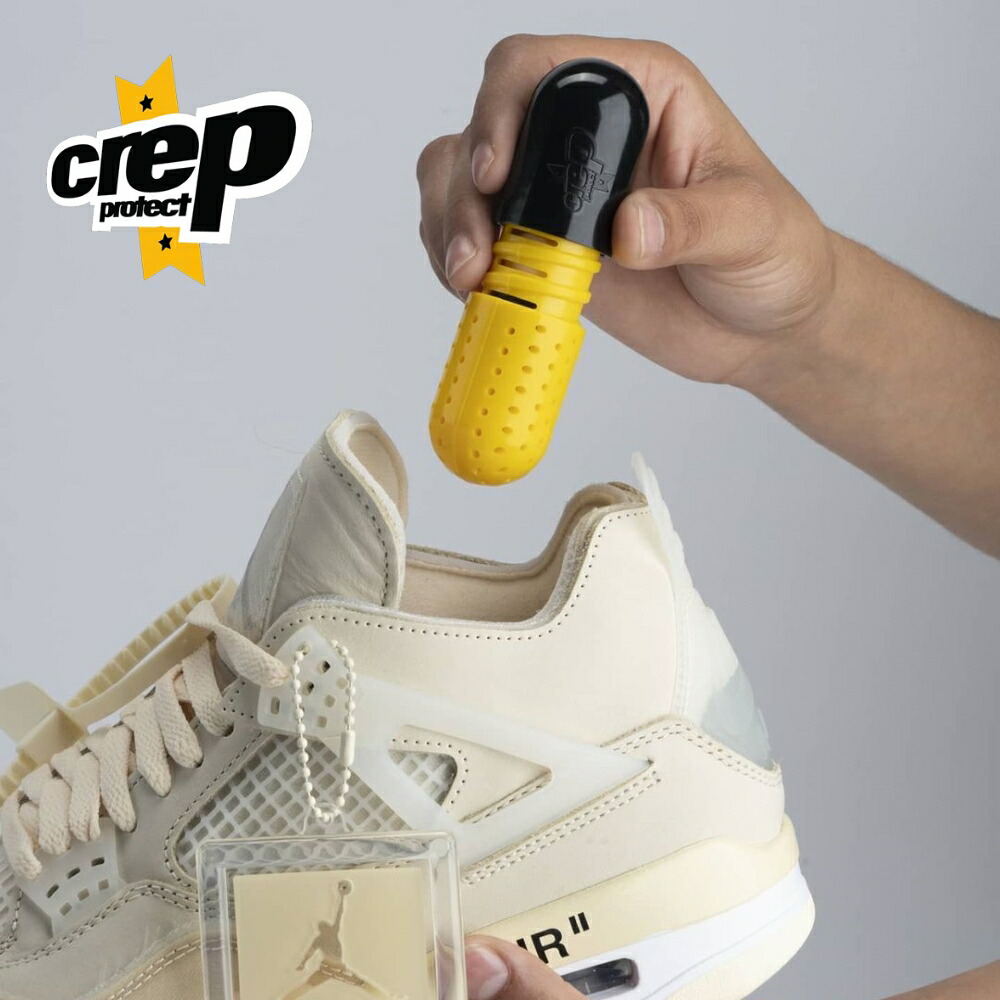 楽天市場 着後レビューで選べるワイプ1枚 Crep Protect Pill クレップ プロテクト ピル 靴の消臭カプセル 2個入り スニーカー 靴用 脱臭 消臭剤 臭い取り 入れておく 除湿 湿気 芳香 Departmentstores