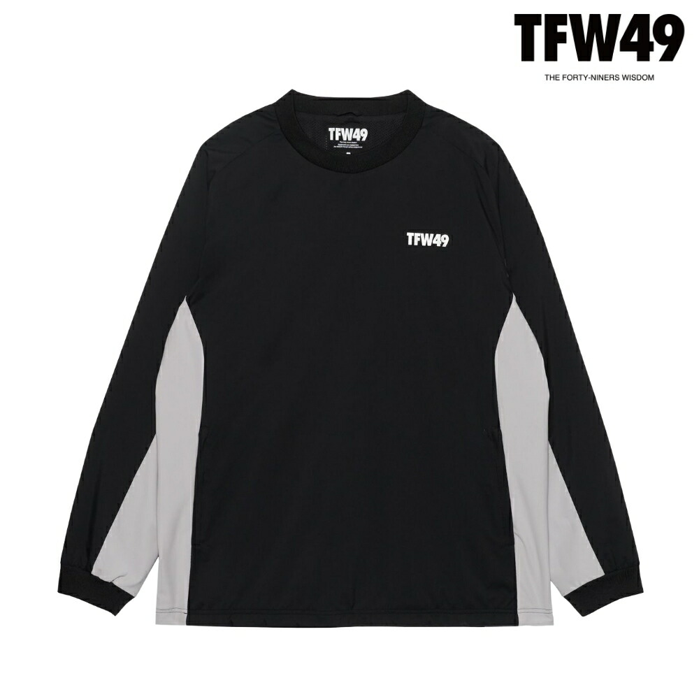 TFW49 ゴルフ ウェア ティーエフダブリュー SHELL PULLOVER CREW NECK クルーネック ウィンドブレーカー T042610008 ブラック カーキ ホワイト 2026ssプルオーバー ゴルフ ゴルフウェア 長袖 高機能 防シワ ストレッチ ウォッシャブル 万能 ロゴ メンズ 大きいサイズ|DEPARTMENTSTORES