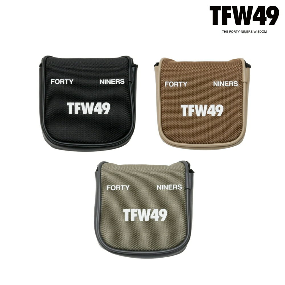TFW49 ティーエフダブリュー NYLON HEAD COVER MALLET T132520023 ヘッドカバー ゴルフ パターカバー ブラック グレージュ ライトブラウン ゴルフカバー マレット専用 ゴルフクラブ ゴルフ 厚手 耐摩耗性 傷つけない 撥水 トータルコーディネート ロゴ 存在感 男女兼用 6,545円