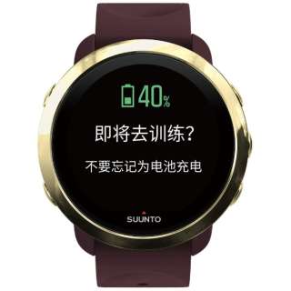 【楽天市場】スント SUUNTO 3 FITNESS BURGUNDY スント3 SS050211000 中国語対応モデル バーガンディー