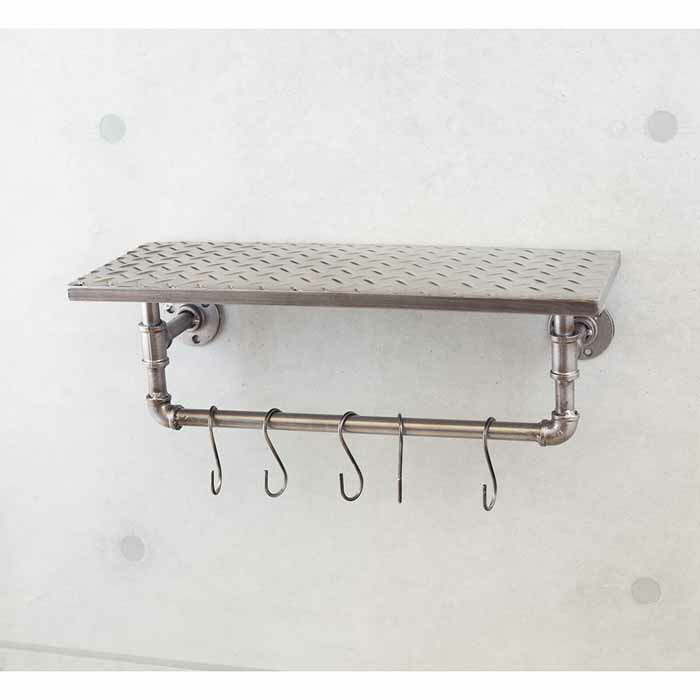 【ATC】男前インテリア★インダストリアルメタル シェルフ 2422