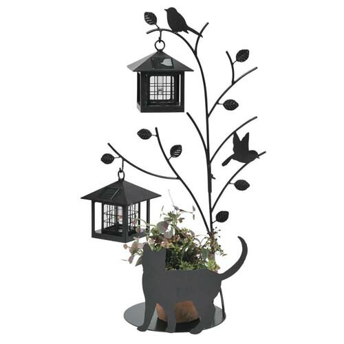 セトクラフト シルエットソーラー(Tree＆Cat)2灯 SI-1956-1300【送料無料】※同梱不可