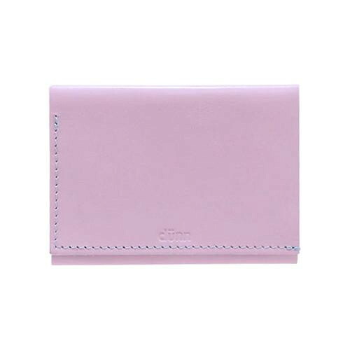 国産レザー デュン dunn 3wings wallet 手のひらサイズの三つ折財布 ライラック DTW04 【メール便 送料無料】