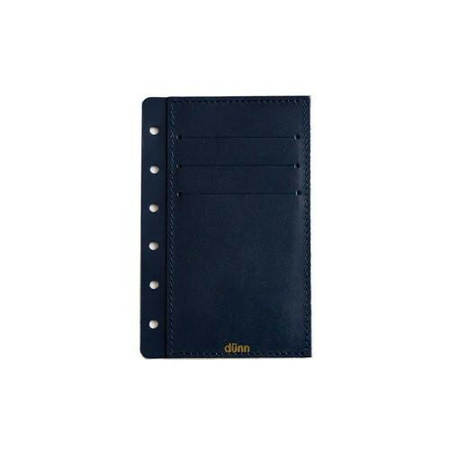 国産レザー デュン dunn M6 cardcase 手帳用カードケース ブルーブラック DMC21 【メール便 送料無料】