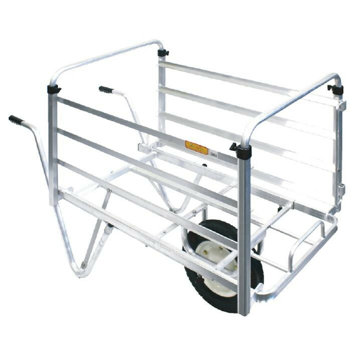 【百貨店SALE_10%OFF】アルミラクラクF3 一輪手押し車 持ちはこび