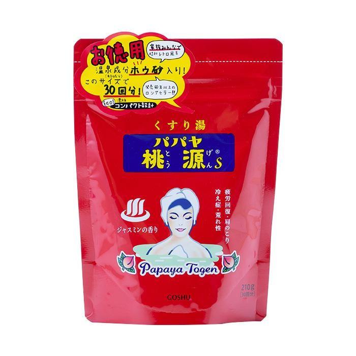 【SG】薬用入浴剤 24個セット パパヤ桃源S 210g(30回分) ジャスミンの香り スタンディングパウチ 日本製