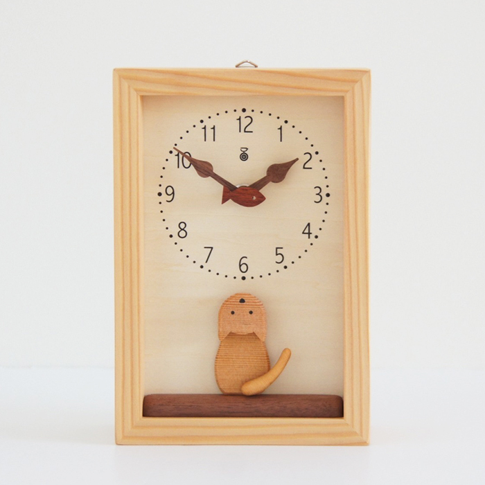 楽天市場】KICORI キツツキの時計 （木製 とけい ウッドクロック 