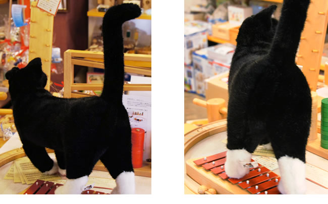 楽天市場 Kosen ケーセン ドイツ製 ぬいぐるみ 黒猫立ち姿 大 ギフト プレゼント 誕生日 出産祝い 女の子 男の子 縫いぐるみ ねこ ネコ 児童館 木のおもちゃ デポー