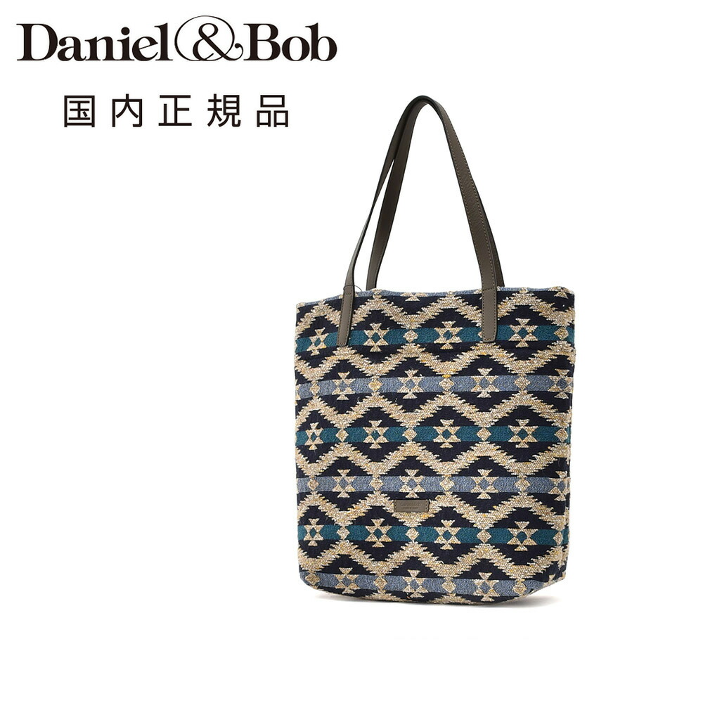 ダニエル\u0026シリング  Daniel\u0026Bob 縦型トートバッグ 男女兼用 総柄トートバッグ ALEX TEX アレックス テックス 再利用衣料繊維 米国海軍 ナハボ調 なめし革手持ち部分 国内定め事品 でらでら堅苦しさ ブランド名