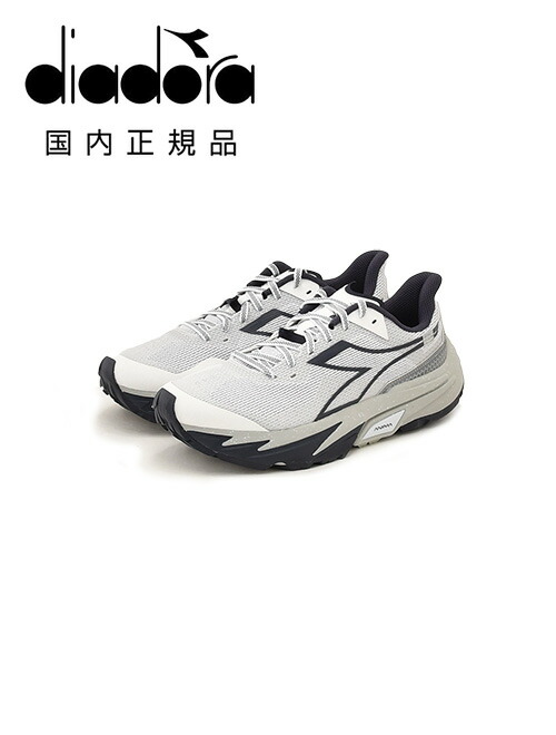 新品箱付ディアドラdiadora ネイビー/グレー ランニングシューズ27.5 ディアドラ DIADORA ランニングスニーカー メンズ レースアップ