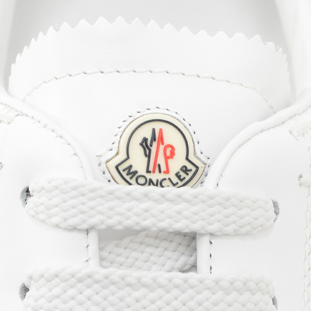 人気特価激安 サイドにトリコロール ニューモナコ Monaco New レザースニーカー ホワイト メンズ Moncler モンクレール 公式ブランド でらでら ローカット スポーツシューズ スニーカー Hautarzt Oebbecke De