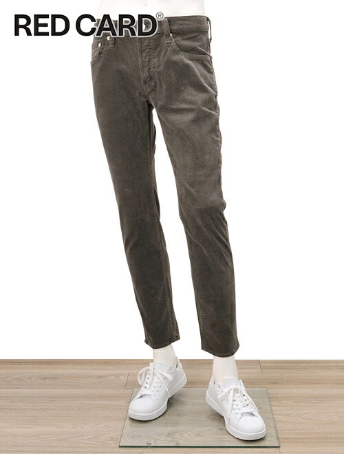 21福袋 Card レッドカード Red 国内正規品 公式ブランド でらでら 日本製 ヴィンテージ スリムテーパード リズム Rhythm ブラウン 細畝ストレッチコーデュロイ 5ポケットパンツ メンズ Rhythm Dol Www Wavepia Com