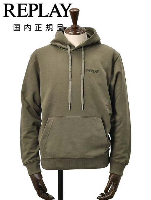 楽天市場】【REPLAY】リプレイ パーカー ニットフーディ プルオーバー