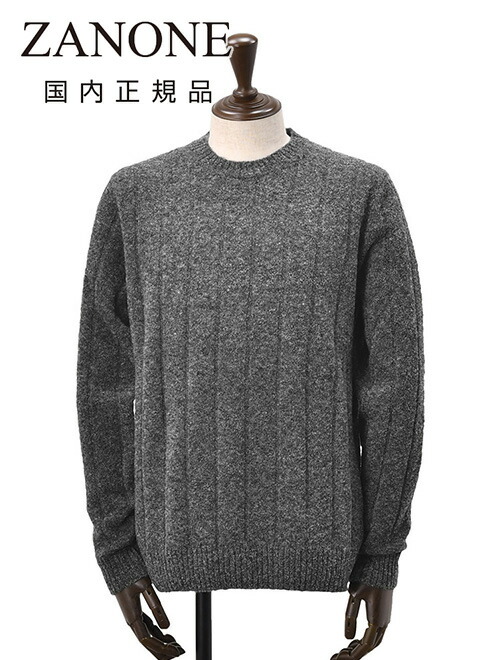 楽天市場】【出店22周年記念20】ザノーネ ZANONE クルーネックニット