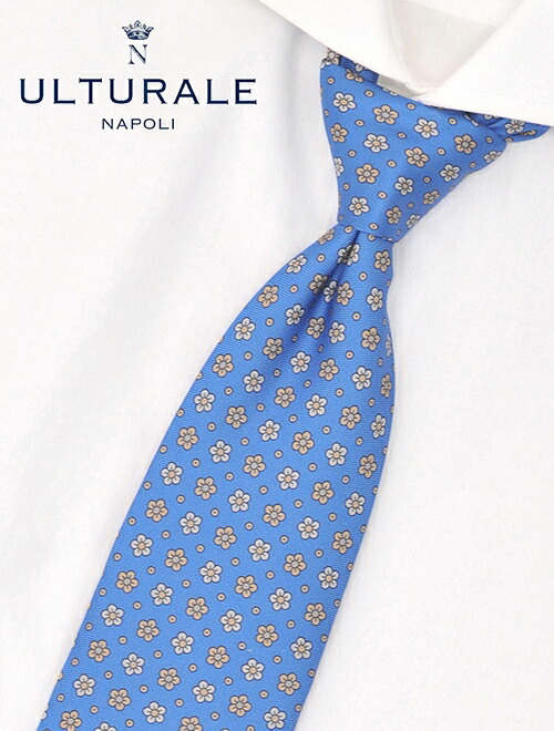 美品 manifatture cravatte ブルー　ネクタイセッテピエゲ 楽天市場】ウルトゥラーレ ULTURALE メンズ シルクネクタイ 7