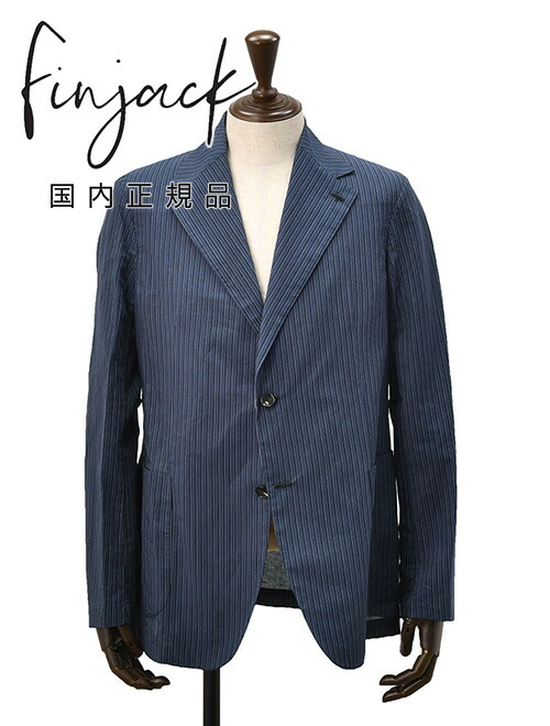 美品✨Finjack リネン混 チェック テーラードジャケット ワッシャー 50 美品✨Finjack リネン混 チェック テーラードジャケット