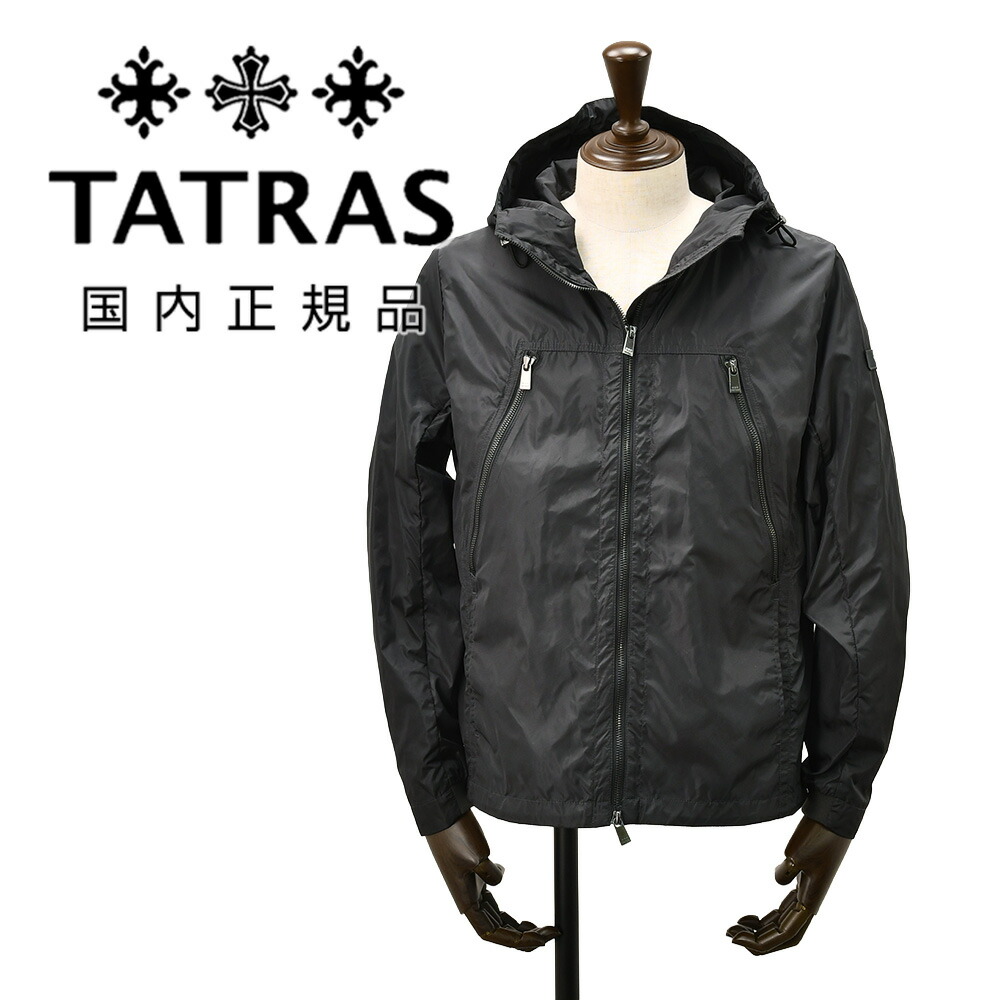 タトラス  TATRAS ジップアップブルゾン メンズ 軽さアウター ルーリオ LULIO 撥水ナイロンタフタ 濃灰色薄墨色 フーディー ライトウェイト\u0026薄っぺら レギュラー相応う 国内定め事品 でらでら 堅苦しさブランド名