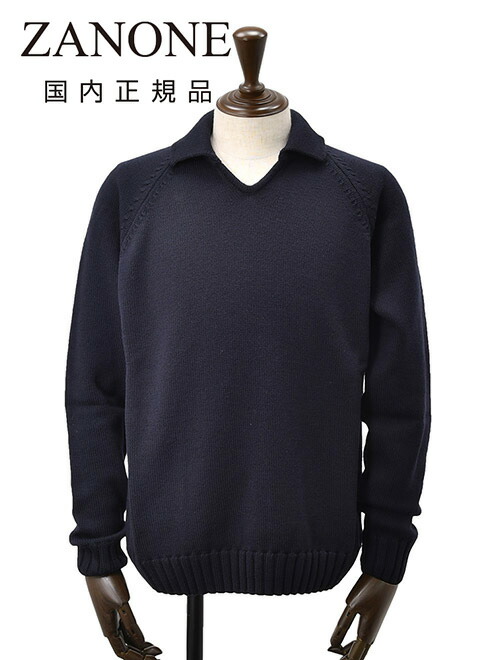 ZANONE ザノーネ 楽天市場】ザノーネ ZANONE スキッパー ポロ ニット メンズ GIRO