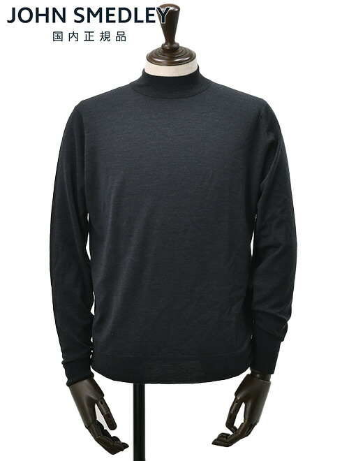 ✶タグ付き✶ JOHN SMEDLEY 半袖 モックネックニット メリノウール JOHN SMEDLEY｜ジョンスメドレー日本公式