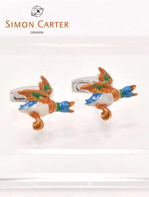 信頼 サイモンカーター Simon Carter アクセサリー Flying Duck フライングダック アニマルモチーフカフス 鳥 カフリンクス でらでら 公式ブランド 爆安プライス Jambi Bkkbn Go Id