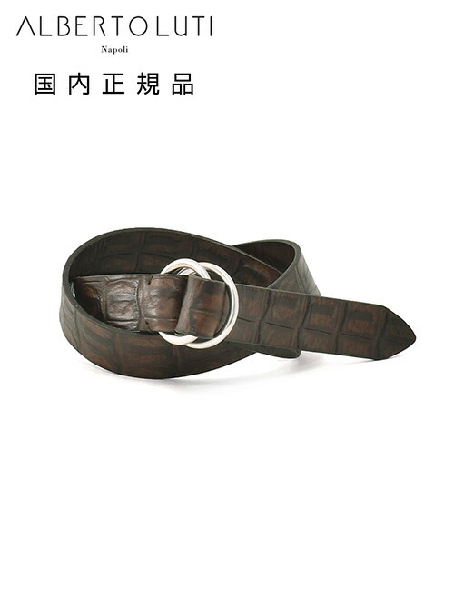 【新品タグ付き】AULENTTI ベルト ブラック AULENTTI ベルト AULENTTI: ウエスタン バックル レザー メンズ