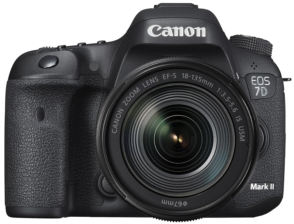 【中古】外箱付属 Canon デジタル一眼レフカメラ EOS 7D MarkII レンズキット EF-S18-135mmF3.5-5.6 ISUSM Wi-FiアダプターW-E1付属 EOS7DMK2LKW-E1 3L5