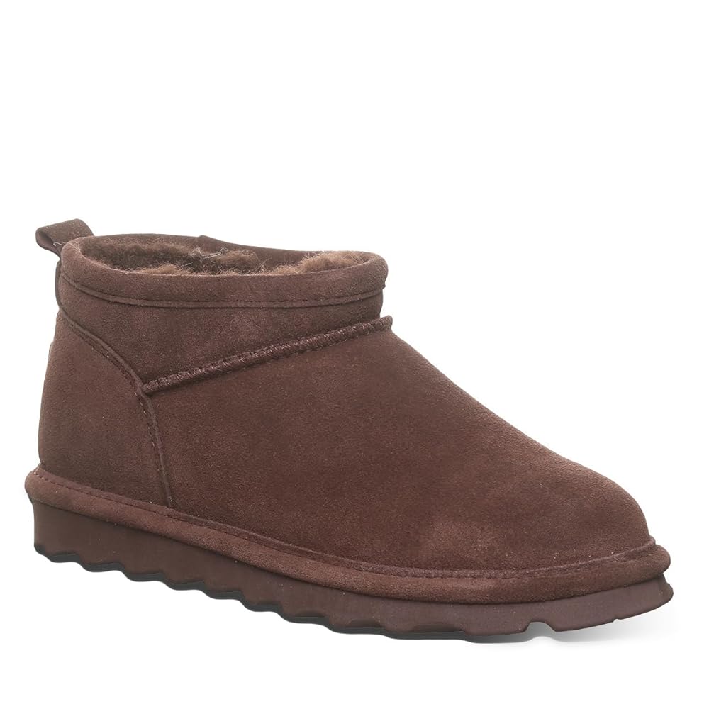 【Bearpaw(ベアパウ)】ムートンブーツ Super Shorty ショートブーツ 撥水加工 防汚加工 本革 防寒 もこもこ (Walnut, 23.0 cm) 3e2|デライーガ