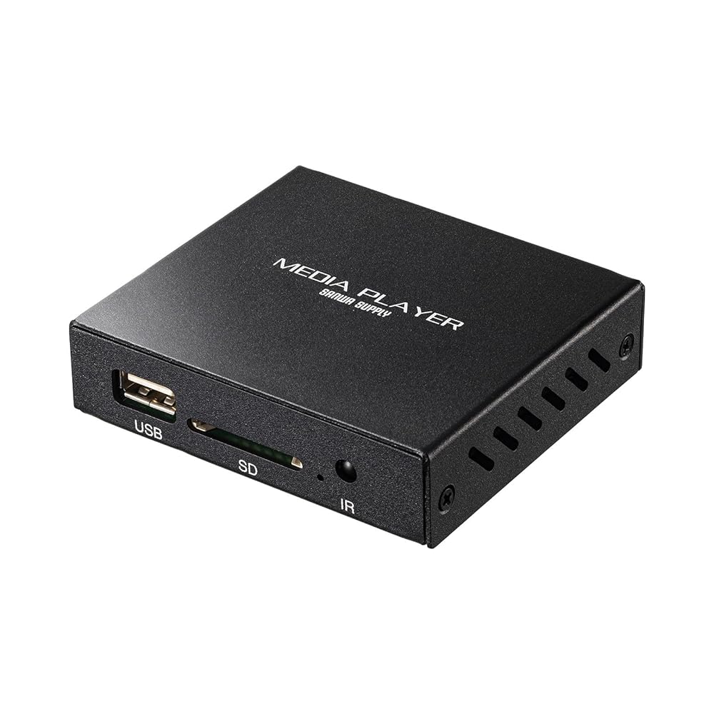 【中古】サンワサプライ 媒体楽器演奏者 SD歌留多/USB記憶装置相応う HDMI/RCA最終生産物 Full 固定ディスク 遠隔操作付き添い人 MED-PL2K102 保護すること相図:17
