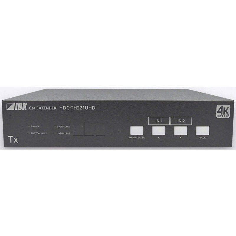 【中古】HDC-TH221UHD 4K60、HDCP2.2対応2入力3分配出力ツイストペアケーブル延長器 管理記号:18|デライーガ
