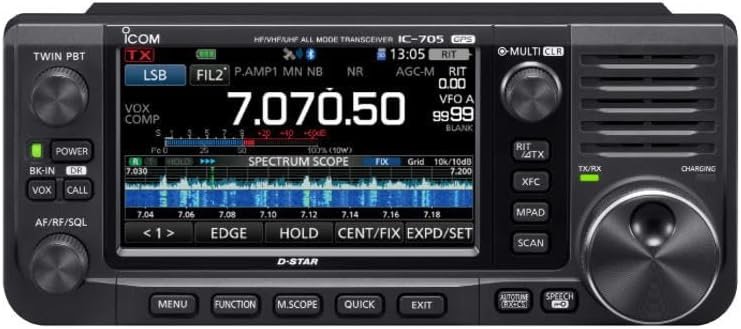 集積回路-705 アイコム HF+50MHz+144MHz+430MHzオール流行り物10W携帯型トランシーバー lim-up