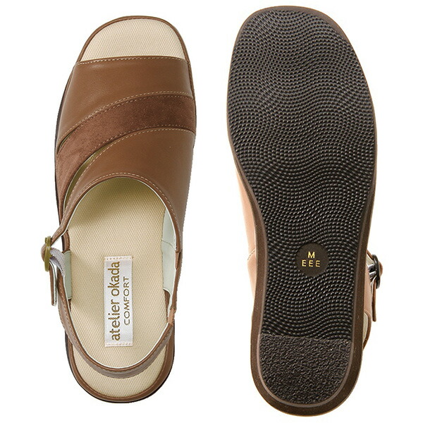 あとりえokada 軽量ダブルマットサンダル Pb Pd Hqb Be