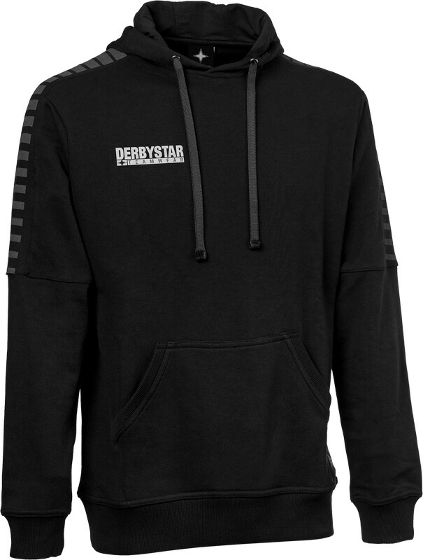 【堅苦しさ】DERBYSTAR  ダービースター ULTIMO KAPUZENPULLOVER 黒いこと ティーシャツパーカー 蹴球 フットサル パーカー 取り組みお召しもの 形づくる お召しもの お召しもの ウェアー 移し替える着