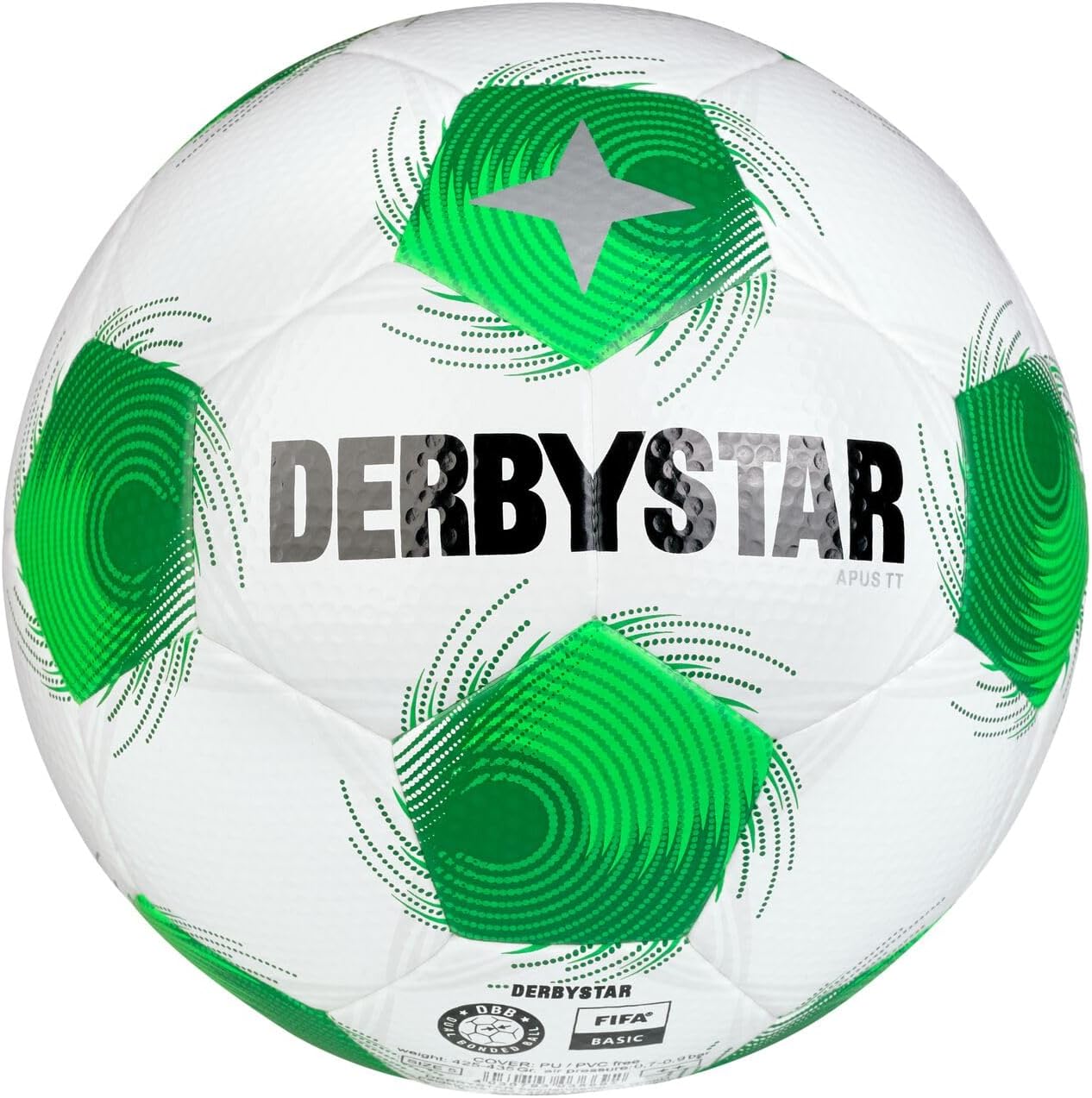 【公式】DERBYSTAR ダービースター エイパス TT V25 5号球 グリーン FIFA BASIC検定球 APUS TT サッカーボール サッカー ボール ジュニアユース ユース 中学生 高校生 社会人 手縫い キック 練習 育成球 5号