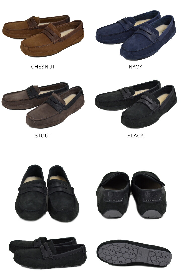 楽天市場 Ugg アグ メンズ Tucker ローファー メンズ ムートン Deroque