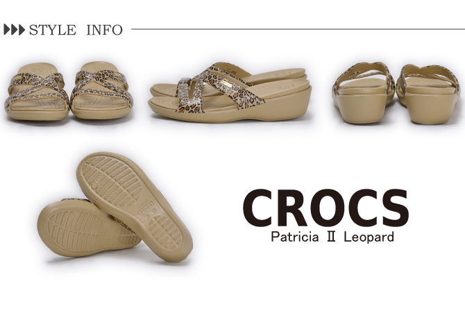 DEROQUE | Rakuten Global Market: CROCS Crocs Patricia 2 Leopard Print ...