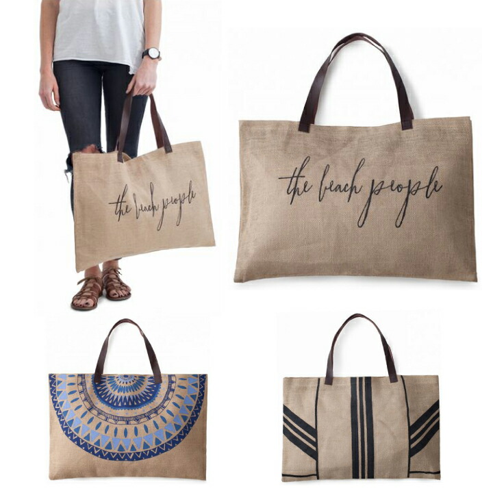 the beach people jute bag