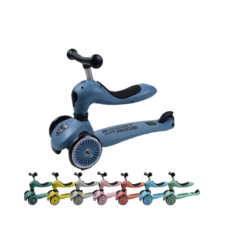 Scoot And Ride スクートアンドライド Highwaykick1 ハイウェイキック1 3輪 子供用 人気 ペダルなし自転車 キックボード キッズスクーター おしゃれ Lindnercapital Com