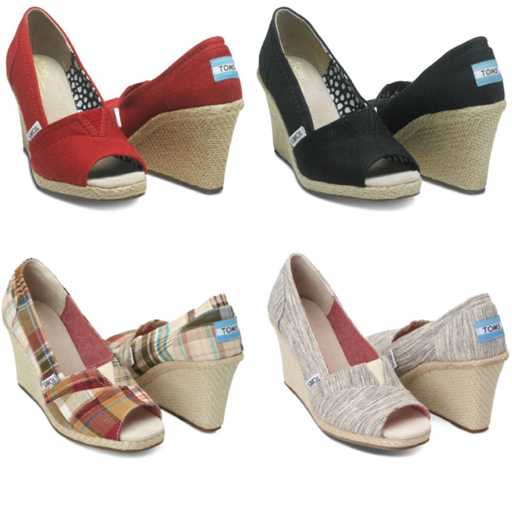 slip on wedge shoes