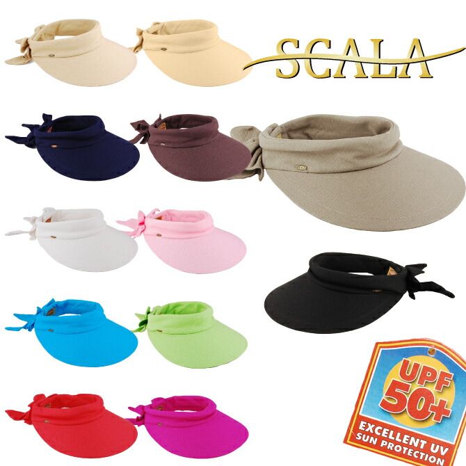scala sun visor hats