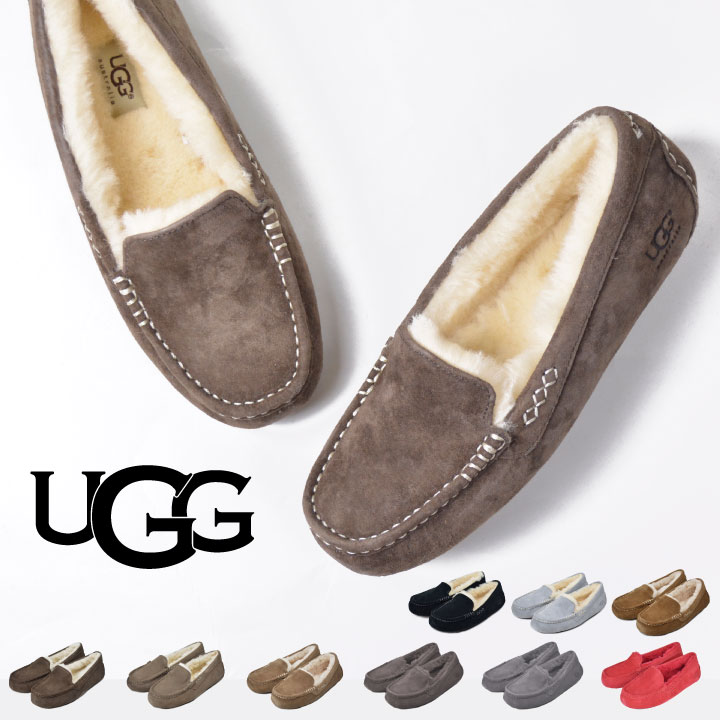 楽天市場 Ugg モカシン アグ Ansley アンスレー レディース ファー シューズ ローファー ムートン スリッポン 靴 Style 3312 西日本 Deroque Due