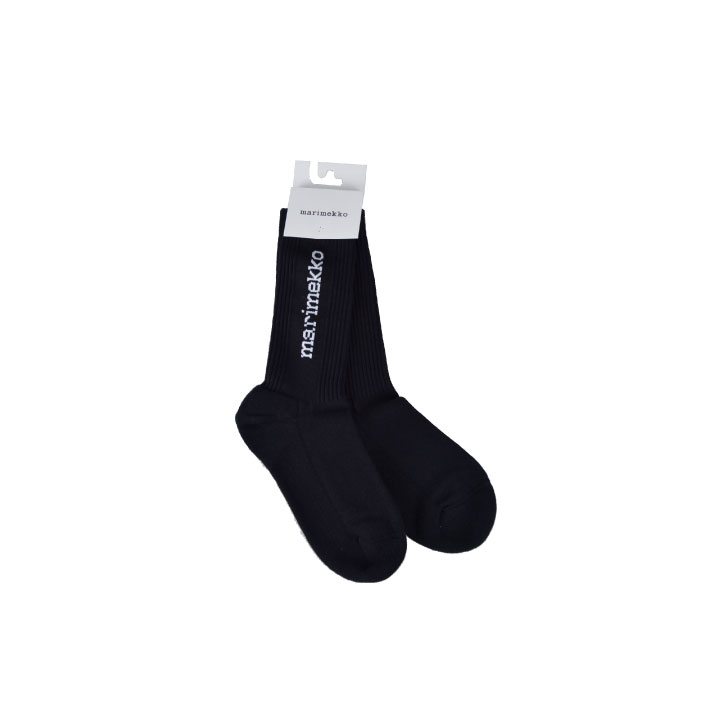 マリメッコ Marimekko アアルニシングルロゴソックス Logo Socks rnni Single