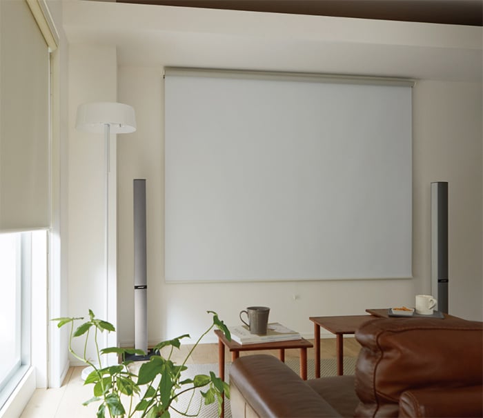プロジェクタースクリーン プロジェクター用 映写 スクリーン ロールスクリーン ホームシアター 吊り下げ サイズ指定 映画 家庭用シアター
