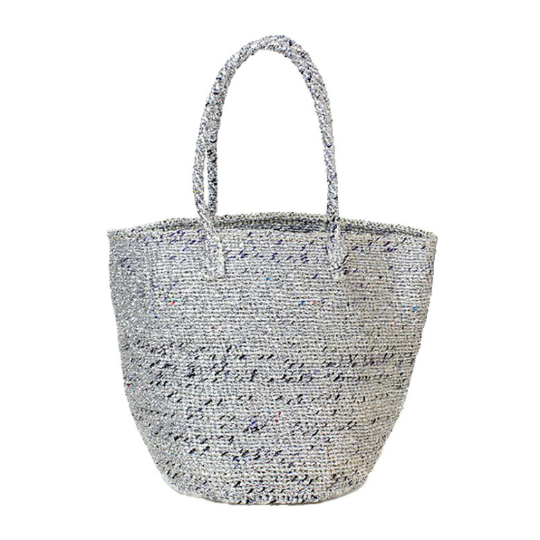 並行輸入　カゴバッグ アフリカン カゴバッグ サイザルバッグ 共手12x8 横長 無地