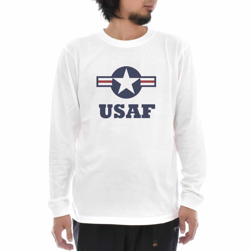 楽天市場】エアフォース AIR FORCE Tシャツ U.S AIR FORCE BASE 長袖T